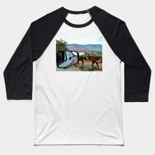Van road trip journey in South Okanagan valley, British Columbia, Canada. Baseball T-Shirt